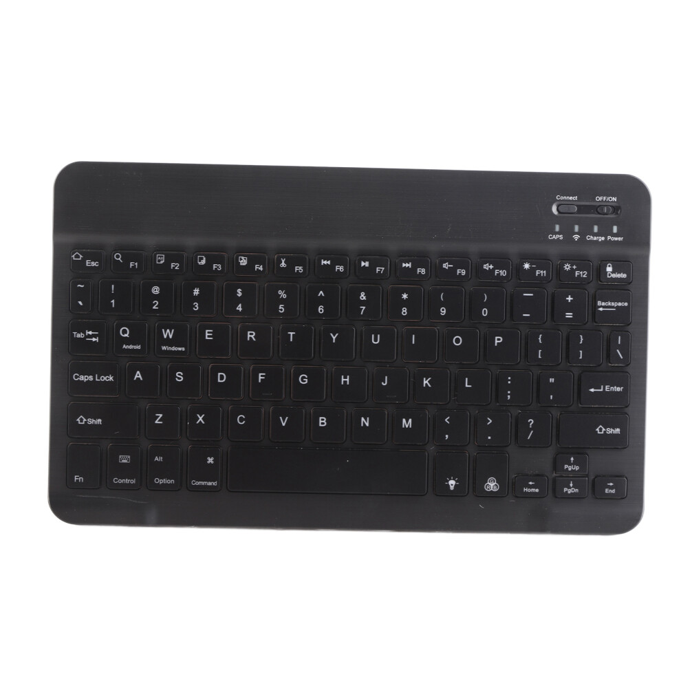 Bluetooth Thin Rgb Backlit Keyboard Mouse Combo For Tablets & Phones, Black 8441339570598