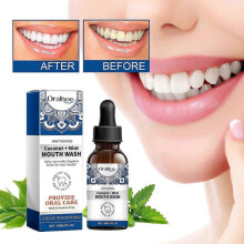 Coconut Mint Mouthwash Remove Bad Breath Mouthwash, Remove Stains and Odor Cleaning Mouthwash, Teeth