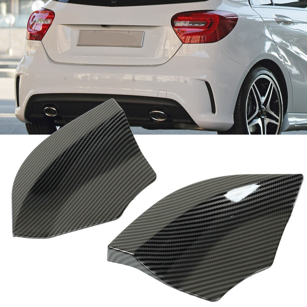 Rear Bumper Splitter 2Pcs Abs Fit For Mercedes-Benz A-Class W176 A45 2012-2018 3241339571435