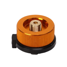 2 piezas de adaptador para estufa de camping con apagado automático de nylon