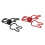 Strong Bunny Binder Clips 100Pcs for Multi Purpose Use in Black or Red 10