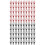 Strong Bunny Binder Clips 100Pcs for Multi Purpose Use in Black or Red 16