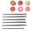 6pcs Eye Shadow Brushes Soft Fluffy Hair Easy 12