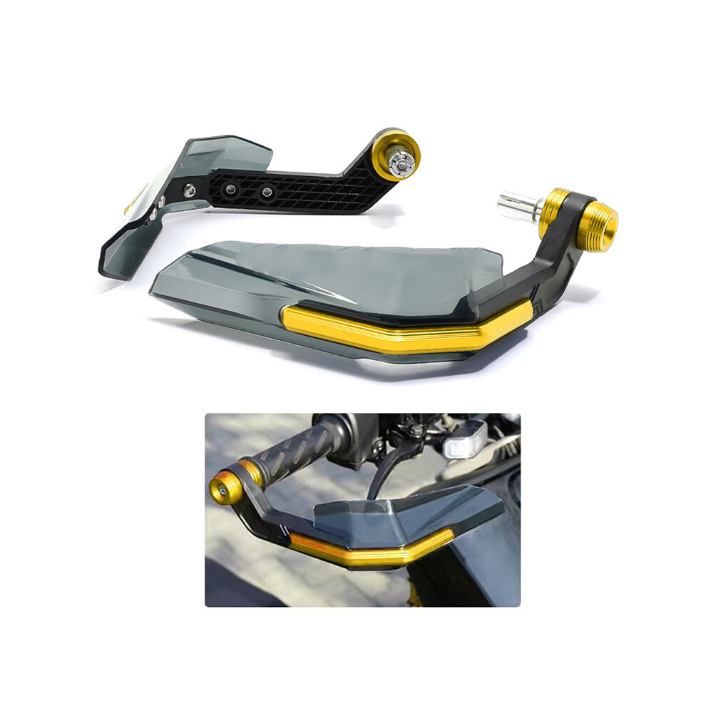 High Strength Aluminum Motorcycle Handguards For 18-21Mm Handlebars, Impact Resistant Gold 8041339578190