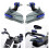 Hochfester blauer Motorradhandschutz | Stoßfester Lenker-Windschutz 5