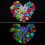 50pcs Glow In The Dark Artificial Luminous Pebbles 10