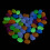 50pcs Glow In The Dark Artificial Luminous Pebbles 7