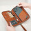 (green) Multi-Functional RFIDs Passport Wallet Biofold Document Organiser Holder for Women Men 4