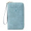 (sky blue) Multi-Functional RFIDs Passport Wallet Biofold Document Organiser Holder for Women Men 1