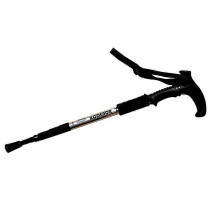 Alloy Adjable Telescopic Wal Stick T-sd Trek Pole Alpen Grip 4 Sect