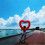120CM Heart-Shaped Inflatable Pool Floats 4