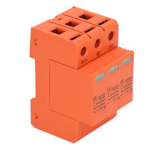 DC Surge Protector 3P 40kV 1000V Visual Window Overflow Overheat Protection