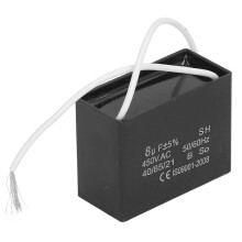 8μF 40 85 21 Generatorenkondensator ABS 60x38x24mm