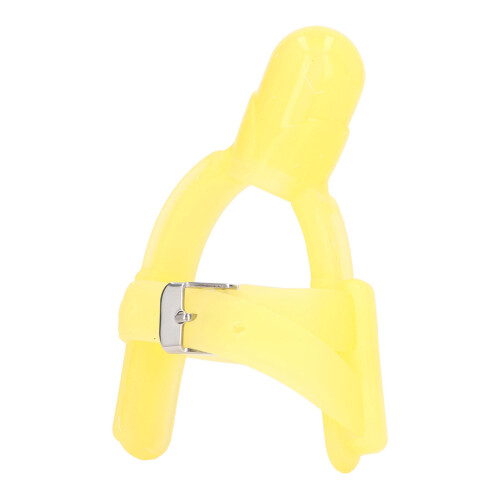 Pulsera de silicona Stop Sucking, 10 cm, Amarilla 1