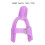 Stop Sucking Armband Silikon 10 cm Lila 9