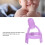 Stop Sucking Armband Silikon 10 cm Lila 3