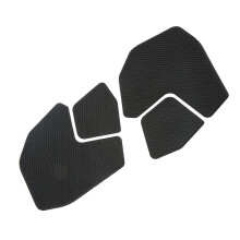 4 piezas de pegatinas de caucho para el protector de tanque FZ-09/MT-09