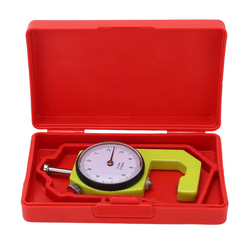Medidor de espesor 0.1mm 0-10mm cono de carburo dial 1