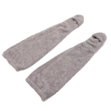 Medias de felpa hasta la rodilla, gruesas y cálidas para casa y dormir, gris, ropa cómoda