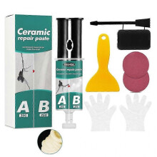 (Cream color) 50g Porcelain and Ceramic Tile Repair Filler Tile Repair Agent Set Fast Fix