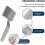 Professional Hairdressing Comb Heat Resistant Flat Hair Comb 5