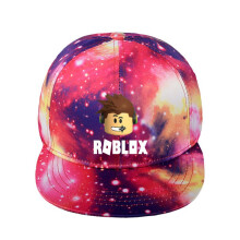 (Red) Game Starry Roblox Sky Hat Baseball Men Women Hip Hop Snapback Cap Trucker