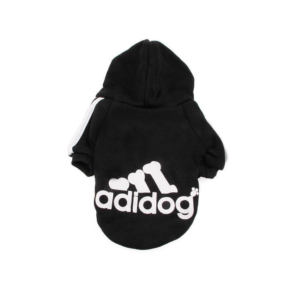 (, S) Pet Hoodie Dogs Hooded Sweatshirt Jumper Winter Warm Clothes Coat Puppy Apparel Black