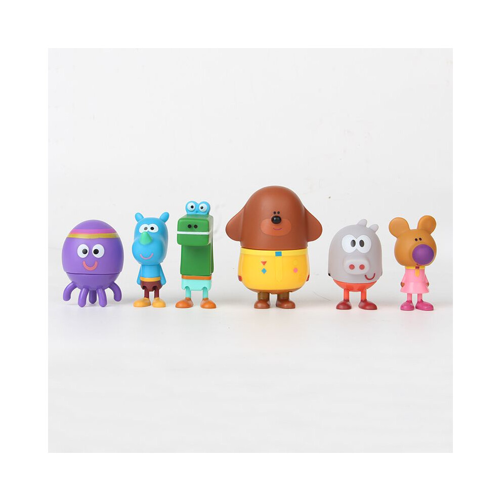 Hey New 6pcs Duggee Action Figure Toy Doll Giveaway Badge Kids Gift Xmas Toys