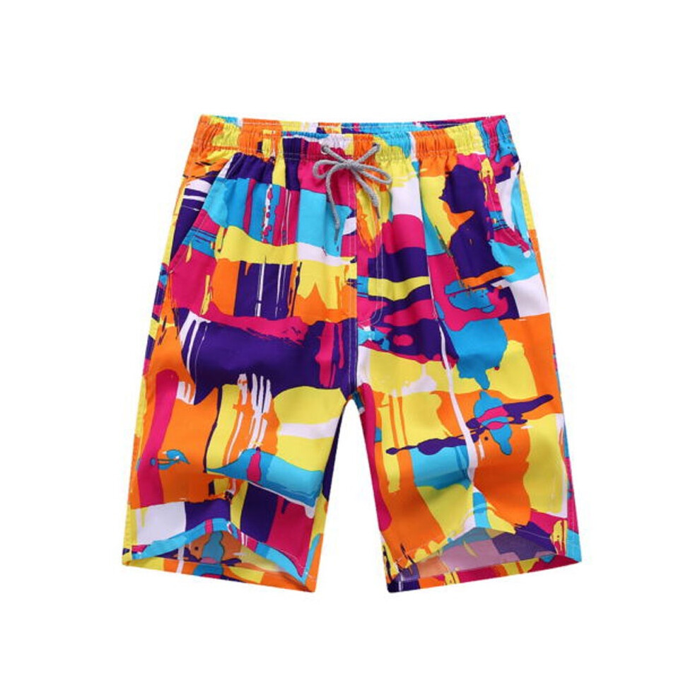(Multicolor, Tag4XL=US 2XL) Boardshorts Men Multicolor Surf Beachwear Shorts Swim Pants Trunks Sports-image-OPC-PJJHMTF-NEW