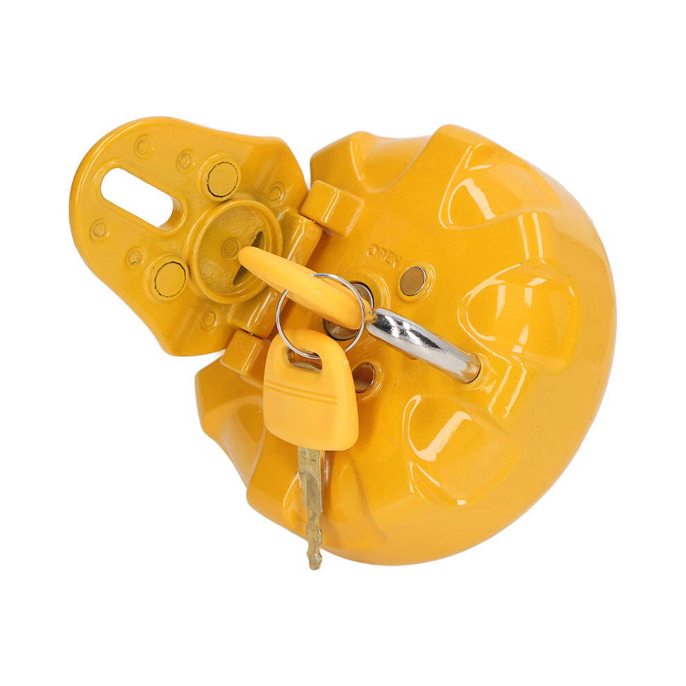 Stainless Steel Excavator Fuel Tank Cap 7X7700 For Ec200 Waterproof Locking 4971339603438