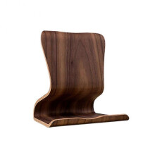 (Walnut Wood) Samdi wooden universal tablet phone stand compatible lpad samsung