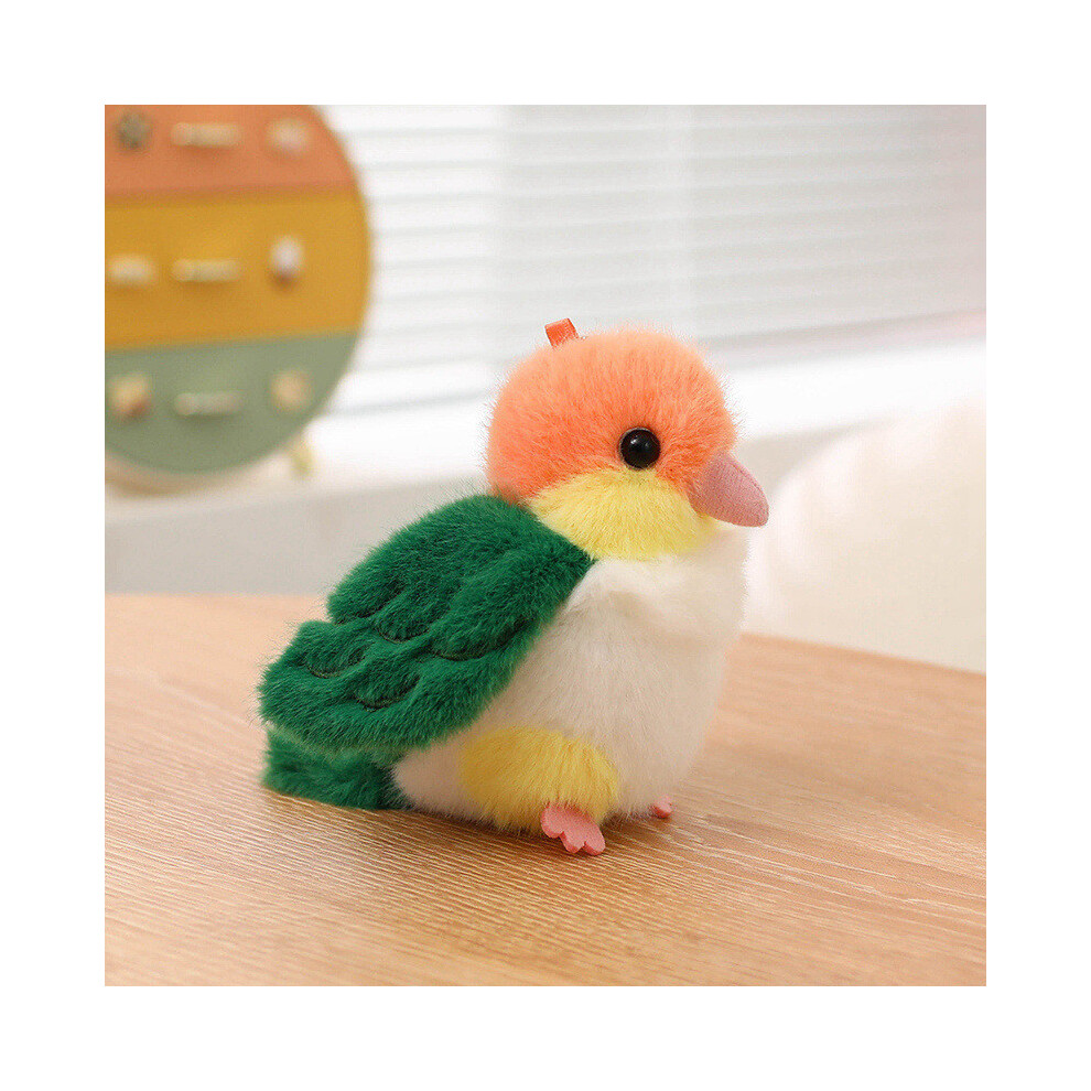 (Style D, 11cm) Kingfisher Crow Floral Bird Plush Toy Fluffy Gift Girls Gift Enthusiasts Bird-image-OPC-PJJJ2RS-NEW