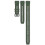 (DarkGreen) Replacement strap for Huawei Watch 22mm 5