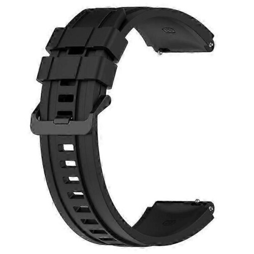 (Black) Replacement strap for Huawei Watch 22mm 2
