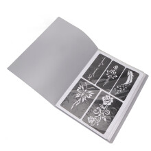 19 Blätter Tattoo-Schablonen, PVC, 31  23,2 cm