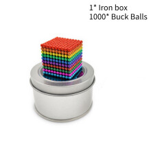 (3mm 1000Pcs)3 mm oder 5 mm Blöcke Buck Ball Lernspielzeug Magnetpuzzle Dekompressionsspielzeug