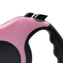 Ausziehbare Hundeleine 5 m ABS Pink für Hunde bis 15 kg