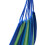 blaue tragbare Doppel-Hängematte 230x80cm Gurte 5