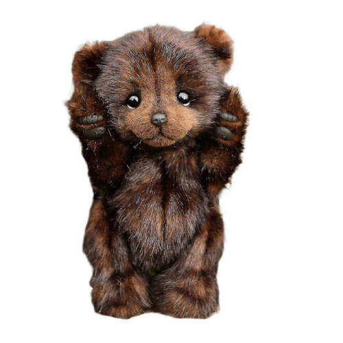 Alpaca fur plush teddy bear
