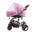Universal Pink Baby Stroller Bug Net, Soft Breathable, 60cm Height 2