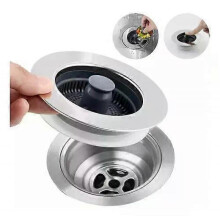 Sink Strainer Filter , Kitchen, Bathroom, Holescl Plug, Drain Covers & Strainers