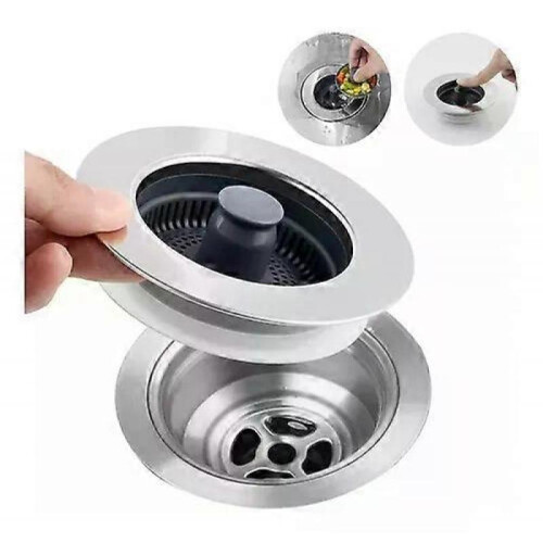 Sink Strainer Filter , Kitchen, Bathroom, Holescl Plug, Drain Covers & Strainers