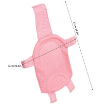 Baby-Badewannennetz rutschfestes Mesh rosa 97x67 cm