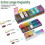 (Black) Extra Large Weekly Pill Organizer - 7 Day Pill Box, 14 cells Am Pm Pill Case With Double Layer Jumbo Compartment 3