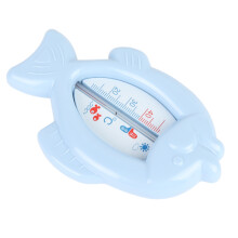 Termómetro de baño pez azul pequeño 14.5x9.5 cm
