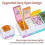 (White)Extra Large Weekly Pill Organizer - 7 Day Pill Box, 14 cells Am Pm Pill Case With Double Layer Jumbo Compartment 2