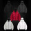 (L) Double-layer hooded zip-up sweatshirt,White, for men 2