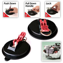 4 piezas de ventosas de succión fuertes para sujeción en el coche ABS PVC Hierro