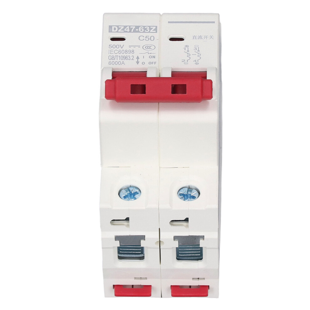 50A Dc Miniature Circuit Breaker Dz47 63Z C50 2P Solar System 4671339617328