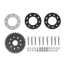 Hinteres 36-Zahn-Kettenrad mit 9-Loch-Adapter für 49–80 cm³